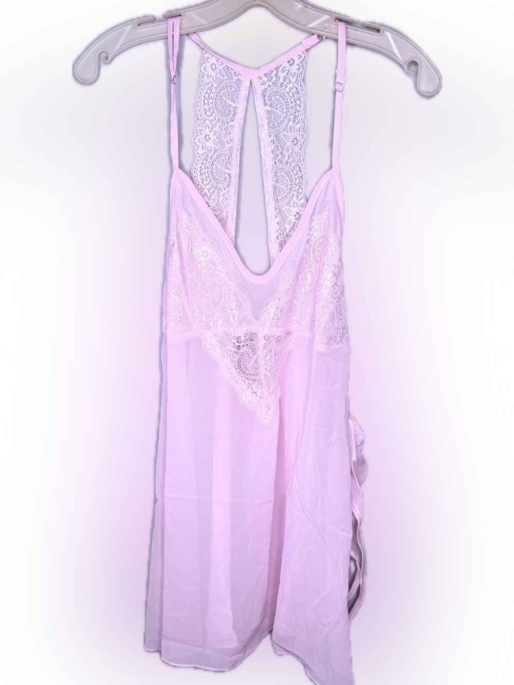 ICollection Pink Negligee with Thong nwt